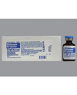 AP-Rated Generic Equivalent Diltiazem HCl 5 mg / mL Injection Single Dose Vial 5 mL-DILTIAZEM, SDV 5MG/ML 5ML (10/PK)