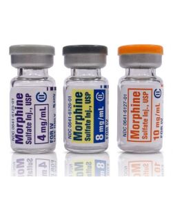 Morphine Sulfate 10 mg / mL Intravenous Injection Single Dose Vial 1 mL CII