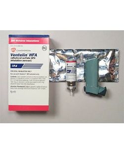Ventolin™ HFA Beta-Adrenergic Agonist Albuterol Sulfate 90 mcg Inhalation Aerosol Metered Dose Inhaler 60 Doses