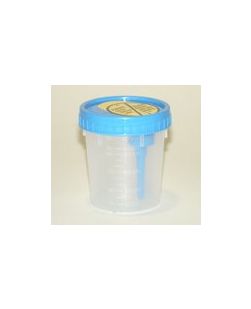 Sterile Screw-Cap Urine Collection Cup, Integrated Transfer Device, 200/cs (Continental US Only)