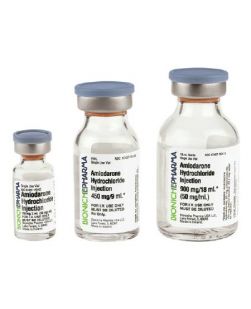 Amiodarone HCl 50 mg / mL Intravenous Injection Single Dose Vial 18 mL