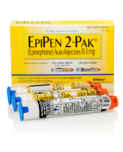 EpiPen® Alpha- and Beta-Adrenergic Agonist Epinephrine 0.3 mg (1:1000) Injection Auto-Injector 0.3 mL