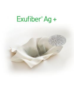 Exufiber® Ag+ Gelling Fiber Dressings, 20cm x 30cm (8in x 12in), 5/bx, 4bx/cs