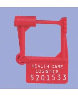 Padlock Seal Health Care Logistics Numbered Red Plastic 1-1/2 X 1-7/8 Inch