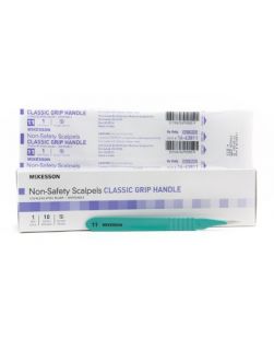 Disposable Scalpel, #11, 100/cs (Continental US Only)