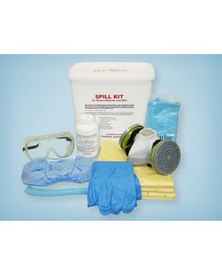 Glutaraldehyde Spill Kit, Hard Case, 6/cs