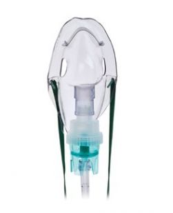 UP-DRAFT II® OPTI-NEB Nebulizer, #1085 Pediatric Elongated Aerosol Mask, 7 ft Tubing & Standard Connector, 50/cs