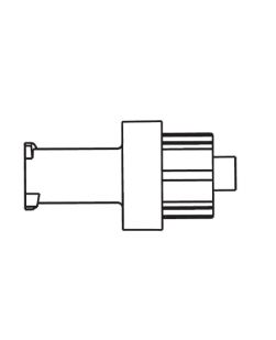 Backcheck Valve, 17G x 1 Needle, For the Injection of Multiple Additives to an IV Bag Injection Port, DEHP & Latex Free (LF), .26mL Priming Volume, 100/cs