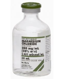Magnesium Chl MDV, 200mg/mL, 50mL/vl