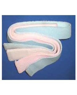 Tab Abdominal Belt, Knit Elastic, 1½ x 36, 1 Pink & 1 Blue Belt Per Set, Latex Free (LF), 100 sets/cs (Continental US Only)