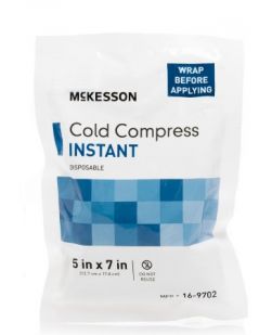 Cold Pack, Instant, Non-Insulated, 6 x 9, Disposable, 16/cs