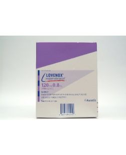 Lovenox PF Syringe 0.8mL, 80mg, 10/pk
