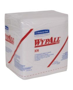 WYPALL X70 Wipers, White, 12.5 x 13.4, 870 sheets/rl, 1 rl/cs