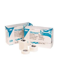 Micropore Paper Tape Electrode, Pediatric, 4.4cm Dia, 50/bg, 20 bg/cs (US Only)