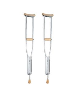 Youth Crutches, 4 ft 6 - 5 ft 2, Latex Free (LF), 8 pr/cs