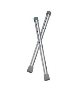 Walker Leg Extensions,  Adjusts 34 - 41, Aluminum, 4/bx