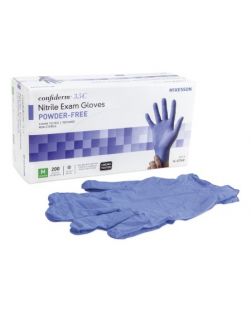 Gloves, Exam, Nitrile, X-Large, Chemo, Extented Cuff, Blue, Non-Sterile, Powder-Free (PF), Textured, 5.5 mil, 100/bx, 10 bx/cs