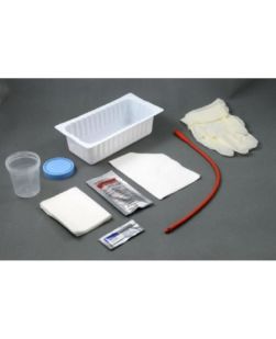 Ultramer Red Rubber Latex Catheter Tray, 14FR, 20/cs (Continental US Only)