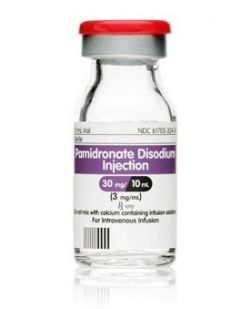 Pamidronate Disodium SDV, 3mg/mL, 10mL/vl