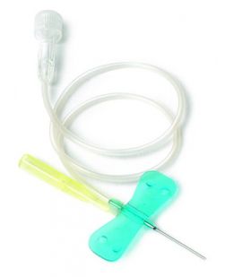Infusion Set, Check Valve, (3) Needle-Free Valves 83", 63" and 6" from 2-Piece Male Luer Lock, 26 ml PV, 126" Length, 20/cs (Continental US Only)