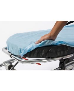 POCKETFIT® Fitted Stretcher Sheet, White, Heavier Basis Weight, Non-Woven, 30 x 72, 50/cs