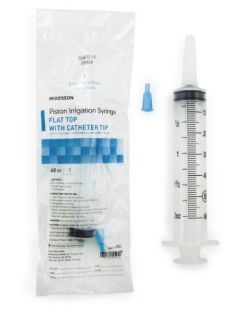 Enteral Feeding Piston Syringe, ENFit Connector, Non-Sterile, 30/cs