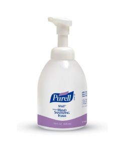 PURELL® SF607 Hand Sanitizer, Refill, Foam, 1200ml, for ADX-12 Dispenser, Clear, 3/cs