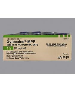 Xylocaine MPF 5mL SDV 1%, 25/bx