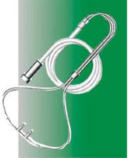 Soft-Touch Adult Curved Tip Nasal Cannula, 25 ft No-Crush Oxygen Tubing, Single Patient Use, 25/bx