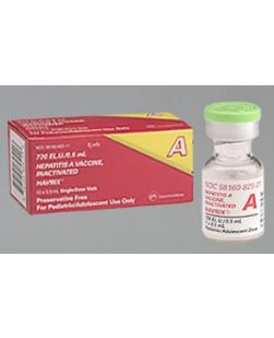 Havrix Hep A Ped PFS 720ELU/.5mL, 10/pk
