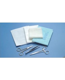 Minor Laceration Tray, No Instruments, Sterile, 20/cs