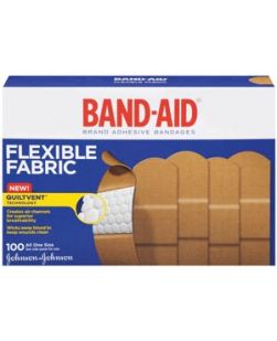 Adhesive Bandage Strip, 1 x 3, 100/bx, 12 bx/cs (96 cs/plt)