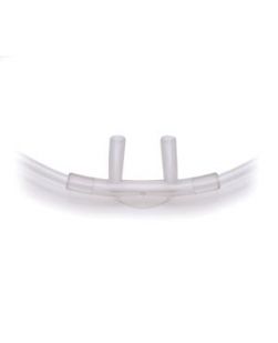 Over-the-Ear Cannula, Curved Non-Flared Nasal Tips, No Tubing, 50/cs