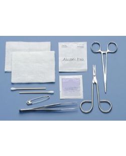 Tray, 4½ Sharp/ Sharp Scissors & Straight 5 Mosquito Hemostat, Sterile, 20/cs