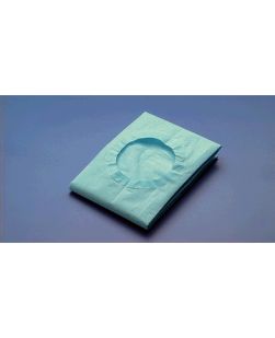 Drape, 3 Round Fenestration, Sterile, Blue/ White, 50/dispenser bx, 6 bx/cs (300/cs)