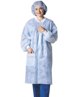 Lab Coat, Large/ X-Large, Blue, 30/cs