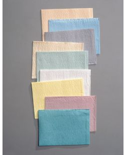 Towel, 3-Ply Tissue & Poly, White, 13 x 18, 500/cs