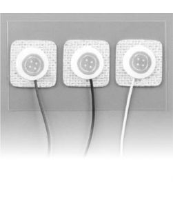 Neonatal, 22mm x 22mm, Pre-Wired Non-Radiolucent Electrode with Soft Cloth, 3/bg, 100 bg/cs (US Only)