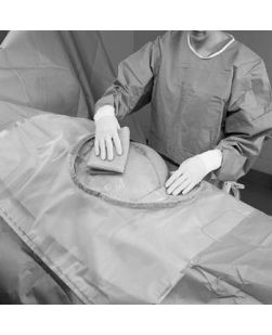 Cesarean-Section Aperture Pouch Drape, 35 x 30, 10/bx, 4 bx/cs (US Only)
