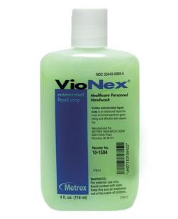 Vionex Liquid Soap, 4 oz Bottle & Flip Top, 24/cs (special order)