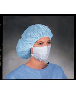 Soft Touch II Surgical Mask, Blue, 50/pkg, 6 pkg/cs