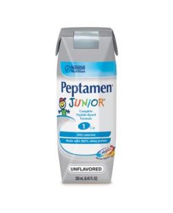 Peptamen Junior®, Unflavored, 250 mL Tetra Prisma, 24/cs (150 cs/plt) (Minimum Expiry Lead is 90 days)