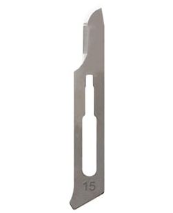 Scalpel, Size 15 Stainless Steel, 10/bx