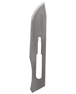 #60 Blade, Autopsy Blade, Stainless, 0.022 Thickness, 2.875 Length, 0.413 Height, 2 Facet, Individually Wrapped, 5/cs