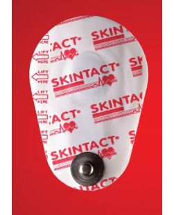 Stress Test ECG Electrode, 36 x 53mm, Aqua-Wet Gel, Offset Snap Connector, Foam Backing, Enhanced Adhesive, 1200/bx