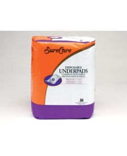 Underpad, 17 x 24 Lt. Blue, 36/bg, 3 bg/cs (Continental US Only) (To Be DISCONTINUED)