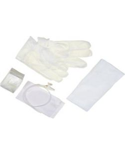 Catheter Kit, 14FR, Pop-Up Solution Cup & 1 Vinyl Glove, 50/cs