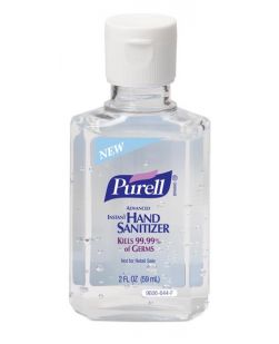 Instant Hand Sanitizer, 2 fl oz PERSONAL Bottle with Flip-Cap (Use with 9608 Personal Gear), 24/cs