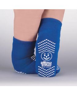 Royal Blue Bariatric X-Wide Double Printed Slipper Sock, Double Imprinted For Maximum Patient Safety, 48 pr/cs