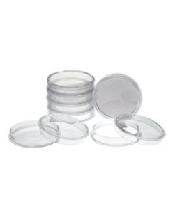 Petri Dish & Pads, 9 x 50mm, Frosted Top Permits Labeling, 20/slv, 25 slv/cs
